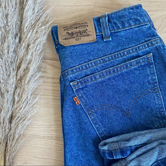 Vintage Levi’s 631 Orange Tab Jeans - Picture 8 of 9